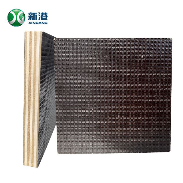1220x2440mm Concrete Formwork 18MM/20mm Birch Pine Poplar Anti-slip Film Faced Plywood
