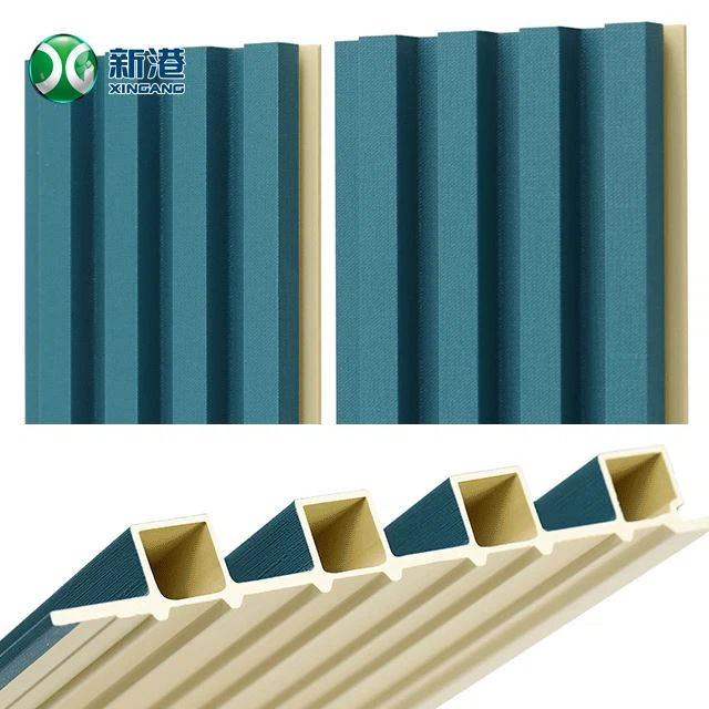 Easy Install Walnut Eco Wood Laminate Decorative Wall Cladding WPC Panel