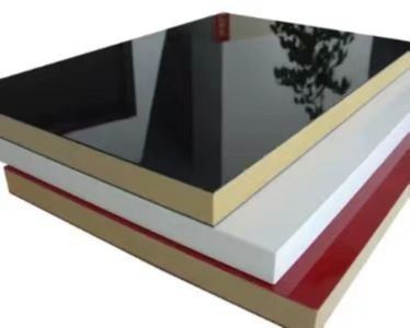 Titanium White Laminated Melamine MDF Board