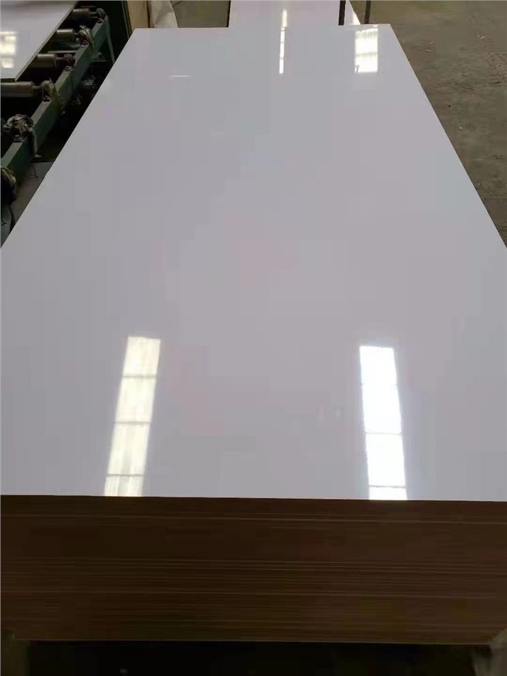 Titanium White Laminated Melamine MDF Board